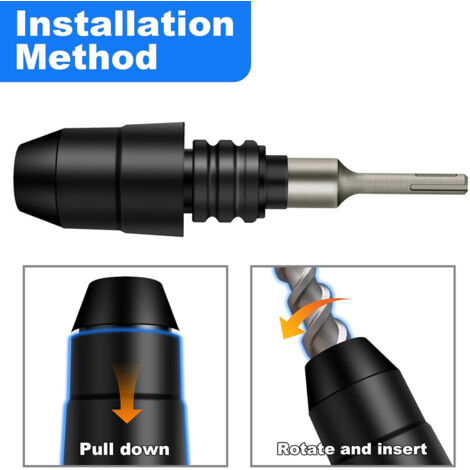 Adaptateur SDS Plus DELPHI Pour Couronnes De Forage - 1 1/4 UNC Et 1/2