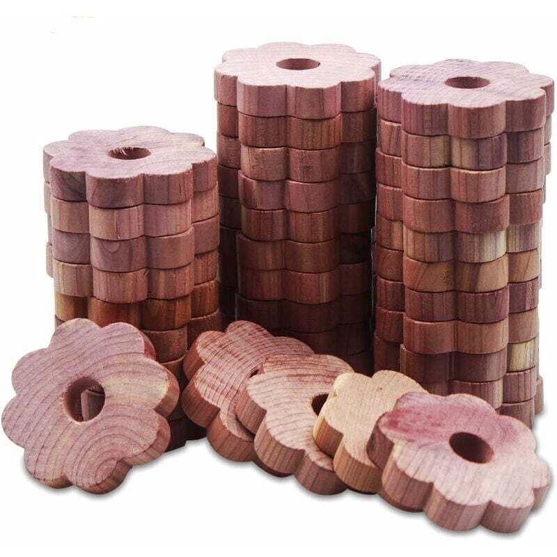 Confezione Da 50 Repellenti Per Tarme Del Legno Di Cedro Repellente Antitarme Naturale Al 100 Protezione Dei Blocchi Di Cedro Per I Blocchi Yky416 - Foto 4