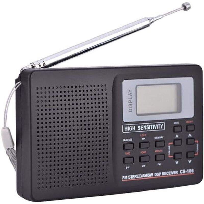 Radio FM portatile, piccola radio portatile ricaricabile con batteria ricaricabile da 1200 mAh, bianca | Leroy Merlin Radio FM portatile, piccola radio portatile ricaricabile con batteria ricaricabile da 1200 mAh, bianca | Leroy Merlin