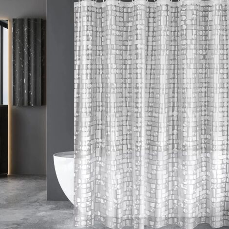 Tende da doccia 180 x 200 cm, tenda per vasca da bagno, tende