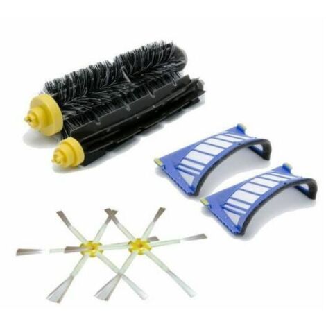 Trade-Shop Spazzole laterali per robot aspirapolvere iRobot Roomba 627 630 640 650 660 670 680 700 760 770 780 790
