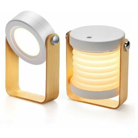 Lampada Cubo A Specchio LED 4D – Effetto Infinito Acrilico, Touch Dimmerabile, Ricaricabile USB-C – Per Scrivania E Comodino