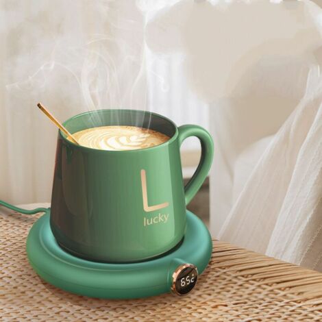 Scaldatazze Elettrico A Temperatura Costante 50°C, 13W, Compatto E Leggero, Per Caffè, Tè E Latte, Adatto A Tazze In Vetro, Acciaio E Ceramica