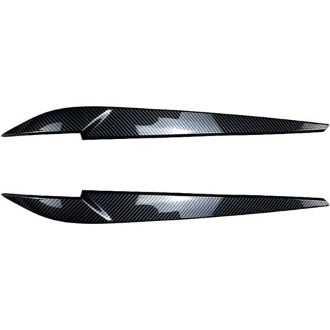 Anelli Fari Anteriori In Nero Lucido Per Mini R55 R56 R57 R58 R59 (2005-2015) - Set Sinistro E Destro