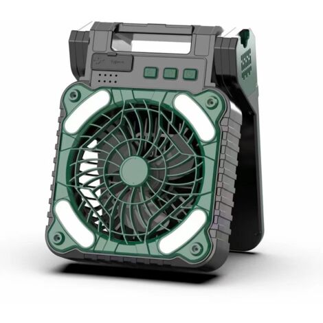 Mophorn Ventilatore Solare Ricaricabile Da 10000 MAh Con Lanterna A LED Ventilatore Portatile Da 18 Cm Con Pannello Solare Pieghevole 4 Velocita Funzione Timer Funzionamento Silenzioso 87253860