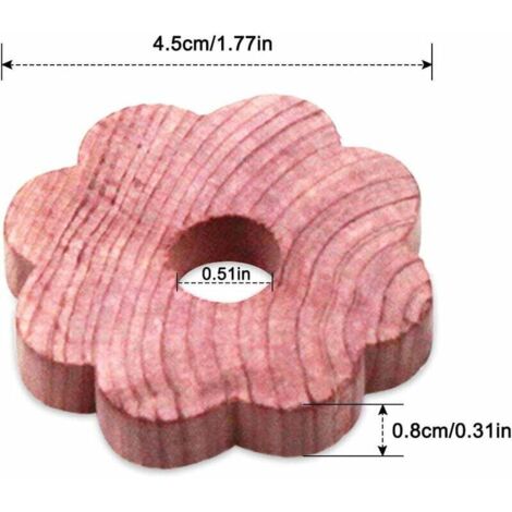 Quertee 8 sacchetti di lavanda in lino | Sacchetti profumati da 15 g (120 g in totale) Lavanda