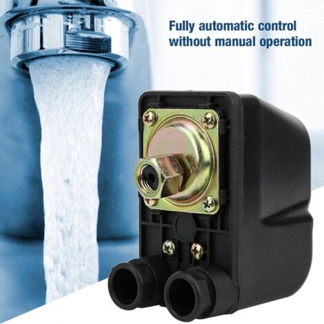 Wlauqueta Interruttore di Pressione per Pompa di Pozzo, 40-60Psi Differenziale Regolabile, Pressione NPT 1/4