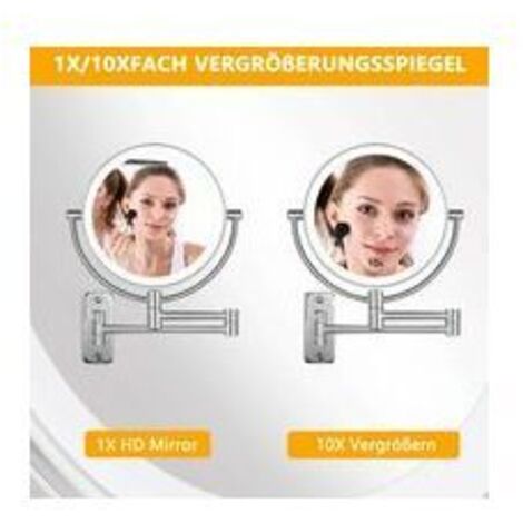 Sorandy Specchio Compatto a 4 Vie Specchio per Trucco Portatile