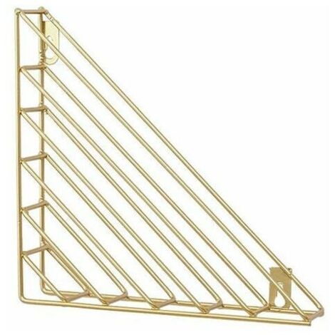 Portariviste in metallo dorato, 37x22x44,5 cm colore oro peso 1,2 kg HOLDER GLAM | Mauro