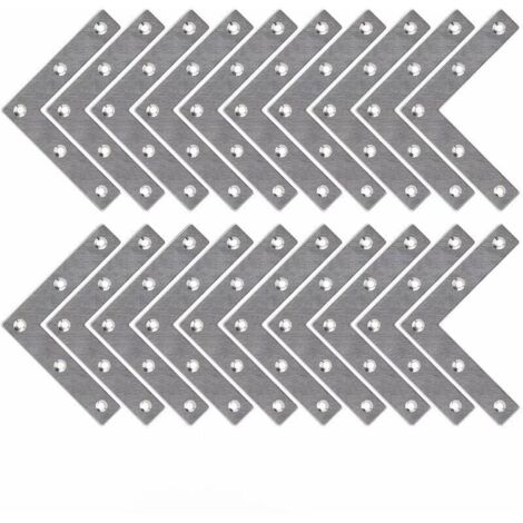 10 Paia, L , Staffa Di Montaggio A Filo Per Connettori Per Mobili Gancio Per Quadri Da Parete In Metallo Solido Per Fissare Quadri Quadri Specc 98751929