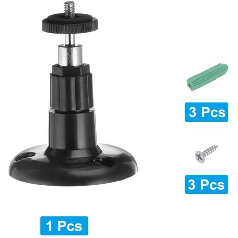 Supporto A Parete Regolabile 360° Con Custodia In Silicone Per Telecamera Blink XT – 2 Pezzi, Nero, Per Interni/esterni