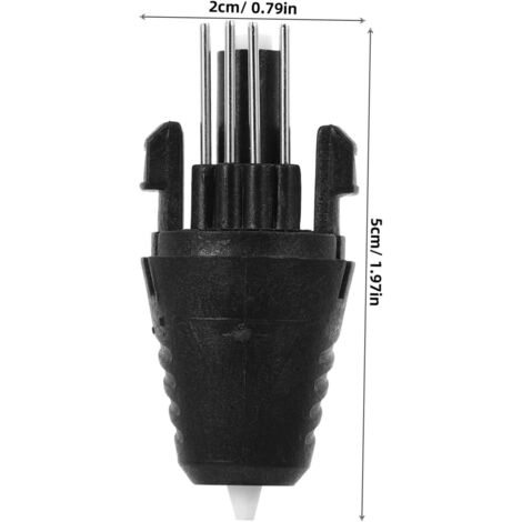DIFLAX 10 Pezzi Kit di Aghi per la Pulizia degli Ugelli della Stampante 3D, Aghi per Pulizia degli Ugelli Stampante 3D, con le 2