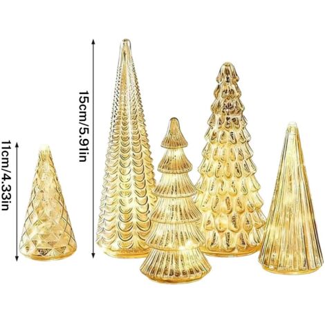 Albero di Natale classico in ceramica smaltata fatto a mano: ricoperto di neve con lampadine multicolori - Italia