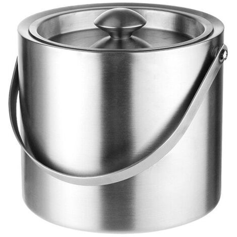Buddy's Bar - Refrigeratore per Vino/Champagne Steel, refrigeratore per