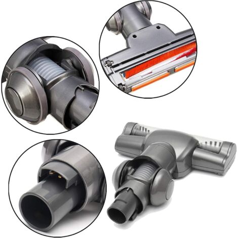Boquilla Turbo Universal Para Aspiradora Con Cepillo Giratorio - Compatible Con Kärcher, Bosch, Siemens, Philips Y Más (para Tubos De 30-37 Mm)