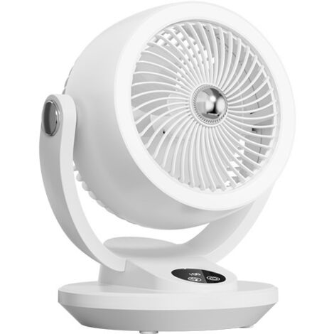 Ventilador De Mesa Con Clip - Turbo Silencioso, 100 Velocidades, 720° Oscilación, Pantalla LED, Portátil