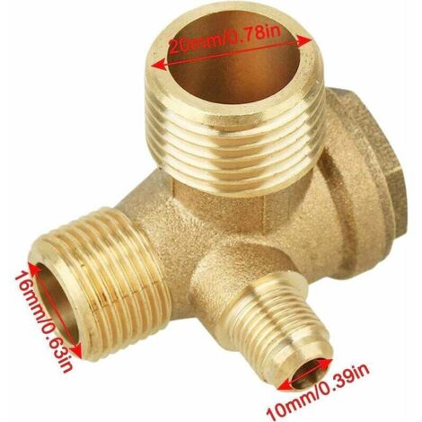 Válvula De Retención De 5/8″ X 3/4″ CTG5834 85582229 Para Compresor De Aire Ingersoll Rand