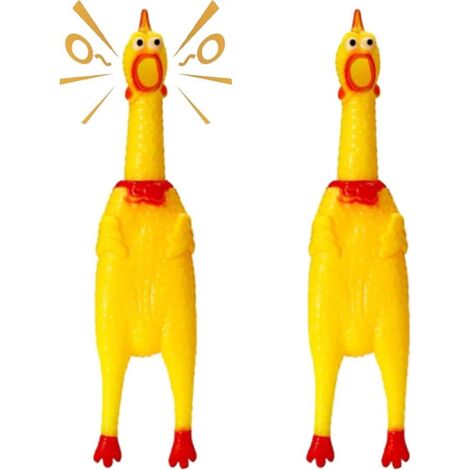 Diversión y Alivio del Estrés con el Único pollo de goma para apretar para Todas las Edades Diversión y Alivio del Estrés con el Único pollo de goma para apretar para Todas las Edades