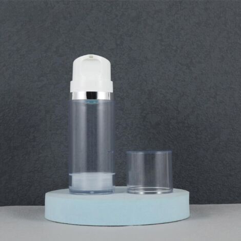 2 Botellas De Plástico Transparente Vacías De 400 Ml, Con Tapa Abatible