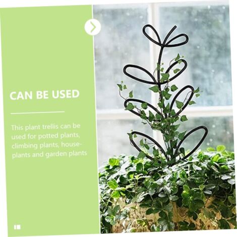 Soporte Para Plantas De 45cm: Anillo De Acero Inoxidable Para Macetas Y Tallos – Diseño Cónico Moderno