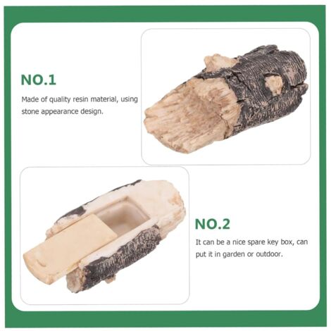 Caja fuerte oculta en el árbol con compartimento secreto: guarda tu