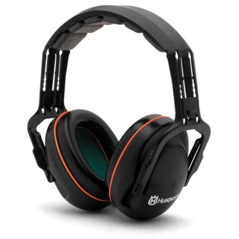 Husqvarna – Casque auditif réglable – Réduction sonore 27 dB (A) – Conforme norme EN 352-1 – Confort optimal pour usage prolongé
