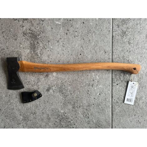 Husqvarna – Hache universelle 65 cm – Poids léger 1,3 kg – Pour travaux en forêt – Housse de protection en cuir incluse