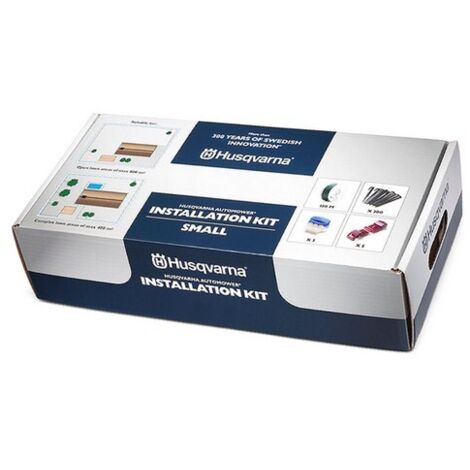 Husqvarna – Kit d'installation pour robot tondeuse – Câble 150m pour surface jusqu'à 1000m² – 300 cavaliers et 5 raccords inclus