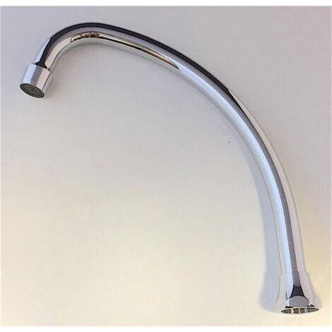 Bec pour robinet universel pour hauteur 16 cm, chromé