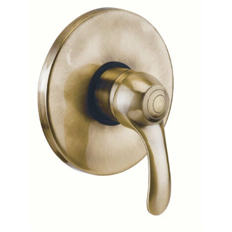 Mitigeur de douche encastré laiton vieilli bronzé (1/2)