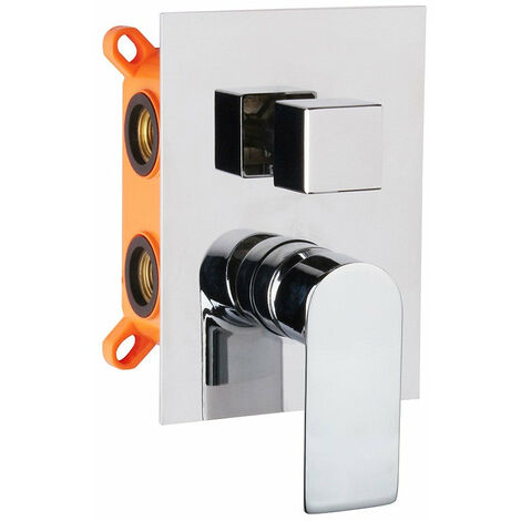 Mitigeur de douche encastré 2 voies complet, moderne