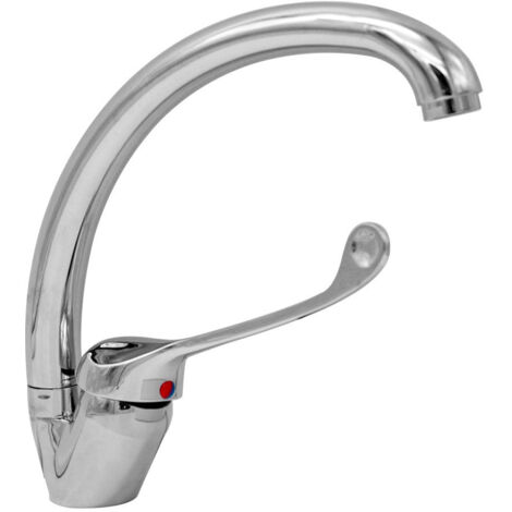 Robinet mitigeur pour cuisine avec clinique levier (1/4)