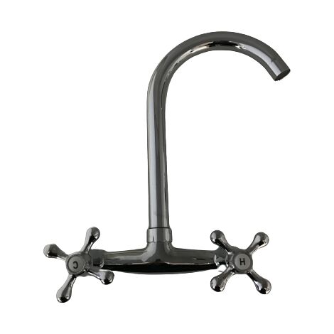 Rohl Armstrong Robinet De Cuisine Tirable - Bec U En Nickel Poli - Modèle U.4546Ht-Pn-2