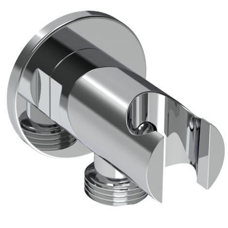 Support de douche avec prise d'eau et valve anti-inondation (1/3)