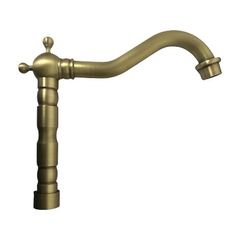 Bec du robinet, bronze artistique vintage