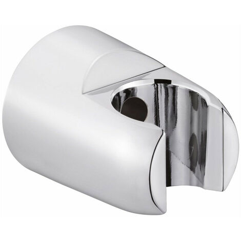 Support de douche mural en abs fixe et chromé