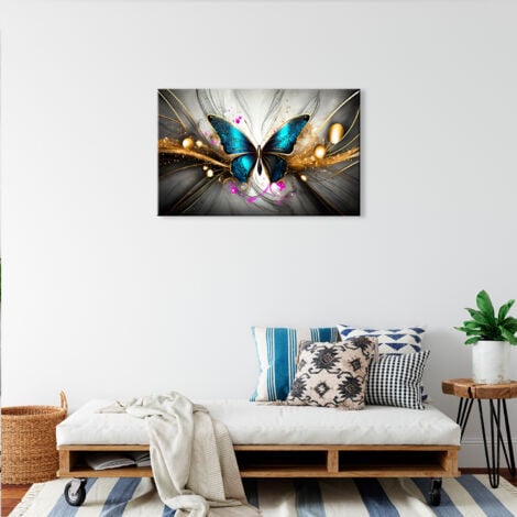 DECLINA, Tableau plexiglas déco Papillons Abstraits - 3