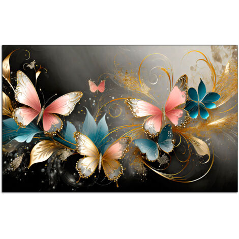 DECLINA, Tableau plexiglas déco Les papillons A - 2