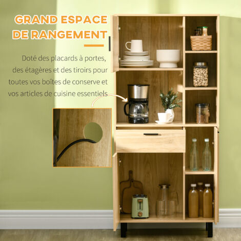 Armoire De Rangement MONSTERSHOP En MDF - 120x25x25 Cm - Pour Camping-car Ou Cuisine - Neuf