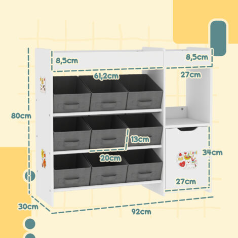 Meuble de rangement jouets chambre enfant au meilleur prix | Leroy Merlin