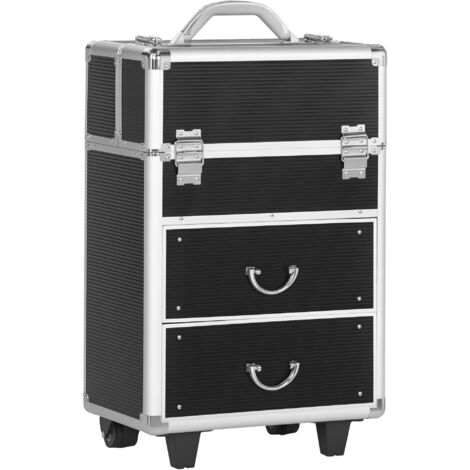 ETO- Mallette à maquillage 37x24x35 cm Rose Aluminium -CIK7807121620604