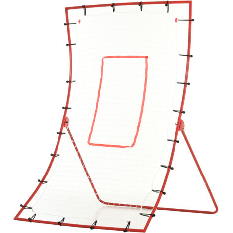 VEVOR - Filet De Rebond Football 86,3 X 86,3 Cm – Rebondisseur Portable Réglable Pour Entraînement Solo, Enfants & Adultes