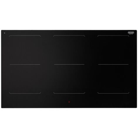 DeLonghi SLI 906 Piano Cottura ad Induzione Vetroceramica 6 Zone di cui 3 Zone Full Bridge Touch Control Funzione chef cook e Melting Automatic easy start 90cm Nero (1/3)