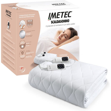 Riscaldaletto Scaldasonno Imetec 16729 Coperta Cuscino Elettrico 300 W Bianco