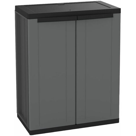 Armadio Terry j-base 68 Grigio scuro polipropilene 68 x 37,5 x 85 cm (1/2)
