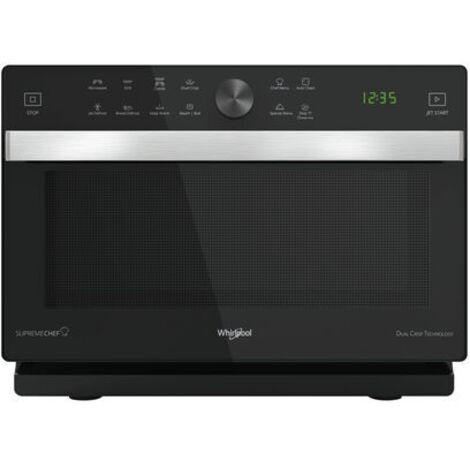 Whirlpool MWP337SB Supreme Chef Forno a Microonde Combinato 33 L 900 W Grill 1200 W Dual Steam Crisp (37.3x49x49.5 cm) colore Nero (1/10)
