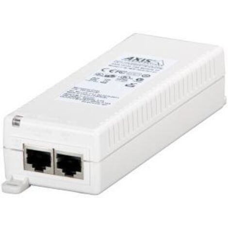 Adattatore e Iniettore PoE Axis T8120 da 15W per Ethernet Fast e Gigabit, Kit da 10 Pezzi (1/2)