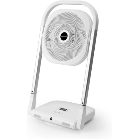 Macom Enjoy & Relax Ventilatore da Terra Pieghevole Slimmy con Telecomando Bianco (1/5)