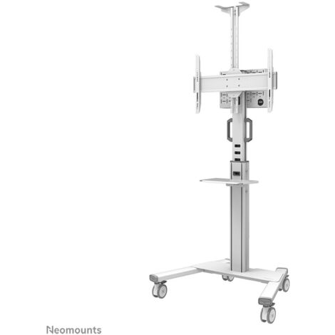 Support a pavimento Neomounts FL50S-825 in bianco, estensione del braccio compatibile con serie, accessorio di supporto robusto e regolabile (1/3)