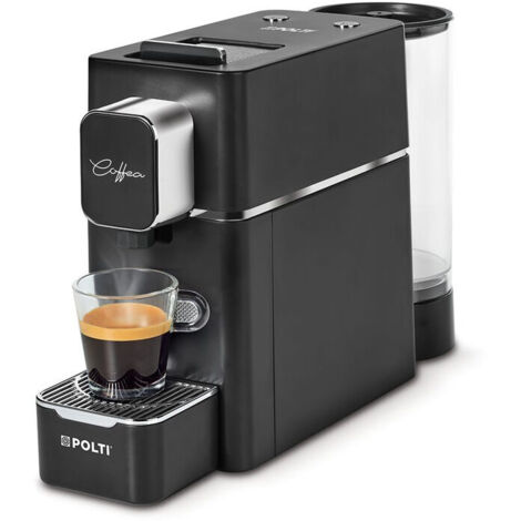 Polti Macchina da Caffè Coffea S15B a Cialde E.S.E. 44 mm Pressione 19 bar Potenza 1400 Watt + KIT 54 Cialde Colore Nero